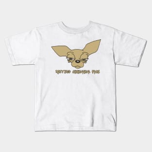 Resting Chihuahua Face Kids T-Shirt